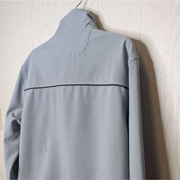 Fila light Greyzip front  stadium jacket sz Large - Picture 7 of 11